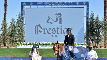 Nicky Galligan and Javas Miss Jordan couldn’t be caught in Desert Circuit VI’s $36,600 FEI 1.45M CSI3*