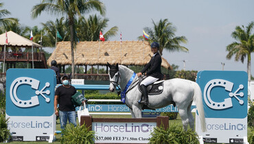 Vanderveen is victorious once again with Bull Run’s Faustino De Tili, winning the $37,000 HorseLinc 1.50m Classic CSI3*