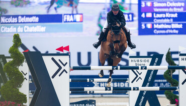 Home win for Nicolas Delmotte in Saturday's CSI4* 1.50m at Hubside Spring Tour