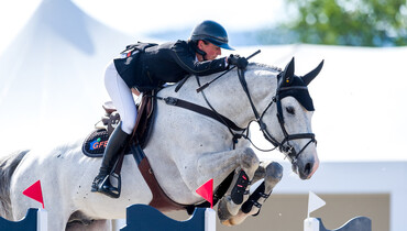 The horses and riders for this week's CSI5* Hubside Jumping