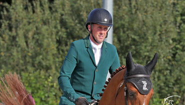 Shane Breen and Ipswich van de Wolfsakker win the CSI4* 1.55m Grand Prix at Le Lame International