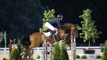 Shane Sweetnam and Ideal earn top honors in $37,000 1.45m Spring Classic CSI3* at Kentucky Spring Classic