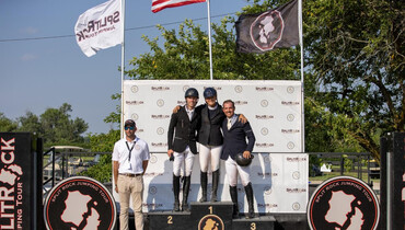 Kristen VanderVeen and Bull Run's Prince of Peace power to $50,000 1.50m Welcome CSI3* win at SRJT Hunter Jumper Classic II