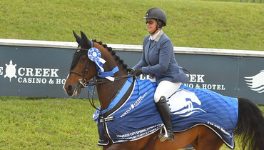Lindsay Archer and Jarpur top $36,600 Welcome Stake CSI3* at Traverse City Spring Horse Show