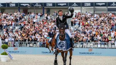 Levy scores hat-trick with spectacular third Longines Global Champions Tour of Paris win