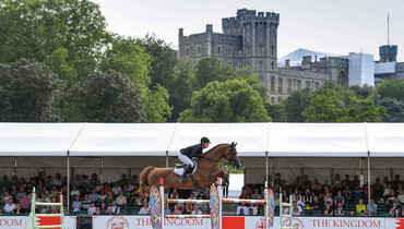 Holly Smith with home win in the CSI5* 1.55m Pearl Stakes at Royal Windsor Horse Show