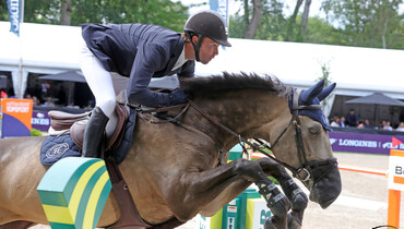 Emil Hallundbæk and Paris take the win in the CSIO5* 1.45m Indofin Prize in Rotterdam