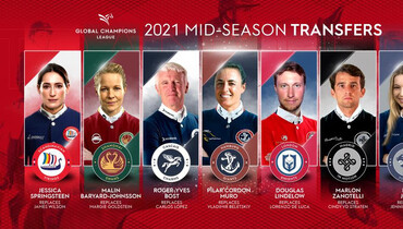 Mid-season transfer exclusive: Jessica Springsteen, Eve Jobs and Malin Baryard-Johnsson among female firepower recruited to GCL teams