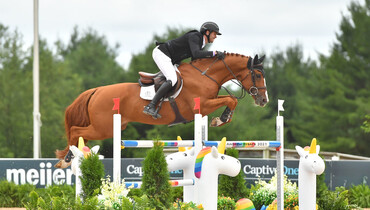 Cormac Hanley and RMF Chacco Top race to $36,600 Speed Classic CSI3* victory to open Great Lakes Equestrian Festival I