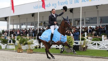 Eduardo De Menezes and H5 Chaganus unbeatable in the CSI3* Grand Prix at Knokke Hippique