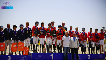 Gold for the Belgian junior team at the 2021 European Championships