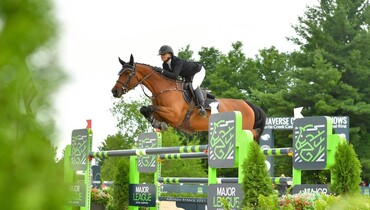 Erynn Ballard and Classic Penny win the MLSJ $36,600 1.45m Speed Stake CSI5*