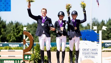 Zayna Rizvi and Mimi Gochman are golden on concluding day of FEI North American Youth Championships