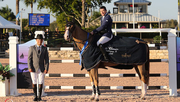 Conor Swail and Simba de la Roque top $34,000 1.45m speed at the 2015 Winter Equestrian Festival