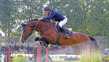 Thrills and spills from day two at the Longines FEI European Championships 2021
