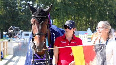 Silver celebrations for Germany at the Longines FEI European Championships 2021
