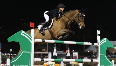 Georgina Bloomberg and Lilli light up the night in $127,000 Adequan® Grand Prix CSI 3*