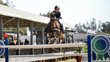 A day of firsts for Simonne Berg with $100,000 1.45m Grand Prix CSI2* victory to close Sonoma International