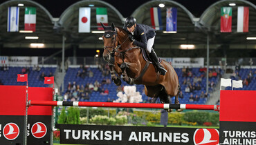 Max Kühner and Elektric Blue P to the top in the Turkish Airlines Prize of Europe at CHIO Aachen