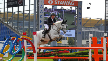 Bertram Allen and FTS Killossery Konfusion best in the VBR-Prize at CHIO Aachen