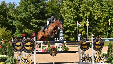 Brianne Goutal-Marteau hoists trophy again in $230,000 American Gold Cup Grand Prix CSI5*
