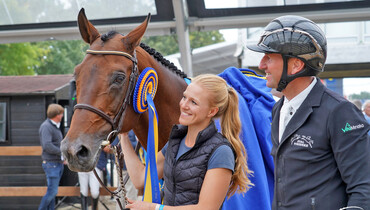 Koen Vereecke and Kasanova de la Pomme take the victory in the FEI Zangersheide Sires of the World Grand Prix