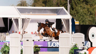 Tiffany Foster and Galino lead wire to wire in $15,000 CSI4*-W Winning Round 1.45m