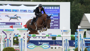 Harold Boisset, the man of the day at Hubside Jumping