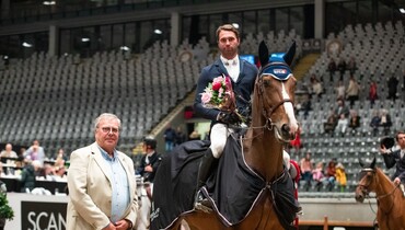 Julien Anquetin and Blood Diamond du Pont win the CSI5*-W 1.50m presented by Zurhaar og Rubb in Oslo