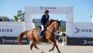 Hans-Dieter Dreher and Vestmalle des Cotis take the victory in Saturday's CSI5* 1.50m in Grimaud