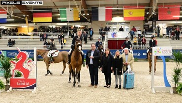 Wilm Vermeir and Joyride S on top at Jumping International de Saint-Lô