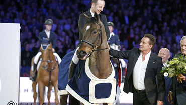 Leon Thijssen leading rider at Jumping Amsterdam