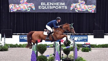 Rowan Willis and Blue Movie win $25,000 FEI 1.45m Welcome in their Las Vegas National CSI4*-W debut