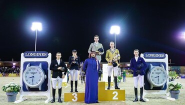 Philipp Weishaupt and Coby jump to victory in the CSI5*-W Longines FEI World Cup of Riyadh