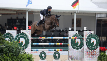 Laura Kraut and Haley start their week on a win in $6,000 Bainbridge Companies 1.45m CSI4* Jumpers