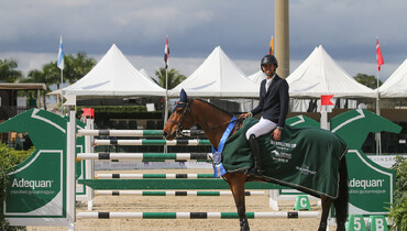 Nayel Nassar blazes the trail in the $50,000 Adequan® WEF Challenge Cup Series round three