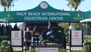 Heather Caristo-Williams wins one for the home team in the $50,000 Helgstrand Jewellery Grand Prix CSI2*