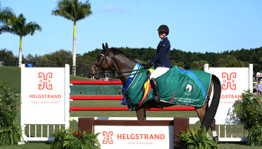 Cathleen Driscoll and Arome dominate the $37,000 Helgstrand Jewellery 1.45m CSI2* qualifier