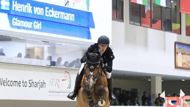 Henrik von Eckermann kicks off the CSI5*-W H.H. Ruler of Sharjah Cup 2022 with a win on Glamour Girl