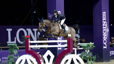 Marlon Modolo Zanotelli on top at the Commercial Bank CHI Al Shaqab presented by Longines 2022
