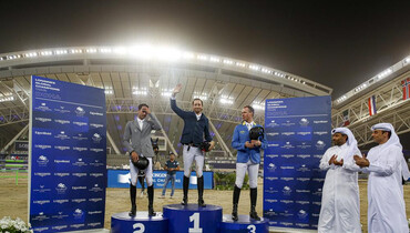 Fuchs flies to victory in electric 1.55m jump-off class at Longines Global Champions Tour
