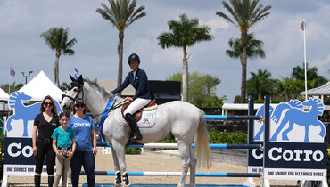 Carly Anthony and Jet Blue fly to win $37,000 Corro 1.45m Grand Prix qualifier CSI2*