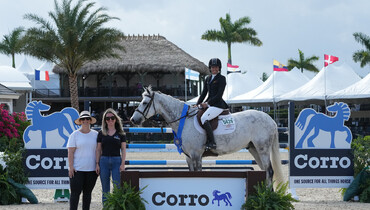 Maria Costa and Iceman B SFN freeze out the competition in $6,000 Corro 1.45m CSI2*