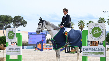 Victor Bettendorf best in the CSI2* Grand Prix presented by Trofeo Dammann Reitplatz- u. Sportplatzbau GmbH at Spring MET III 2022