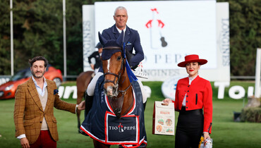 Dominique Hendrickx and Koriano Van Klapscheut win the Tío Pepe Trophy at the Andalucia Sunshine Tour