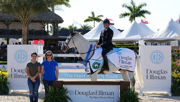 De Luca and Dirka De Blondel drive home another win in the $37,000 Douglas Elliman Real Estate 1.45m CSI4*