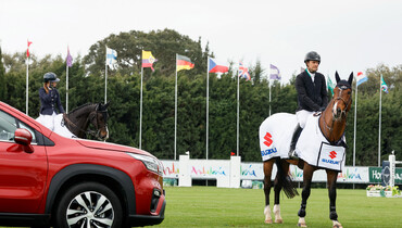 Bernardo Alves and Mosito van het Hellehof best in the CSI4* Suzuki Grand Prix at the Andalucia Sunshine Tour