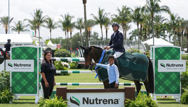 All In Horses Cava and Santiago Lambre are victorious again in the $37,000 Nutrena 1.50m Classic CSI3*