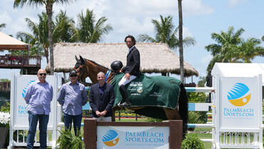 Nicholas Dello Joio and Cornet’s Cambridge are victorious in $140,000 Palm Beach County Sports Commission Grand Prix CSI3*