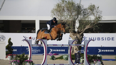 Bosty best in Friday's feature class at Hubside Jumping